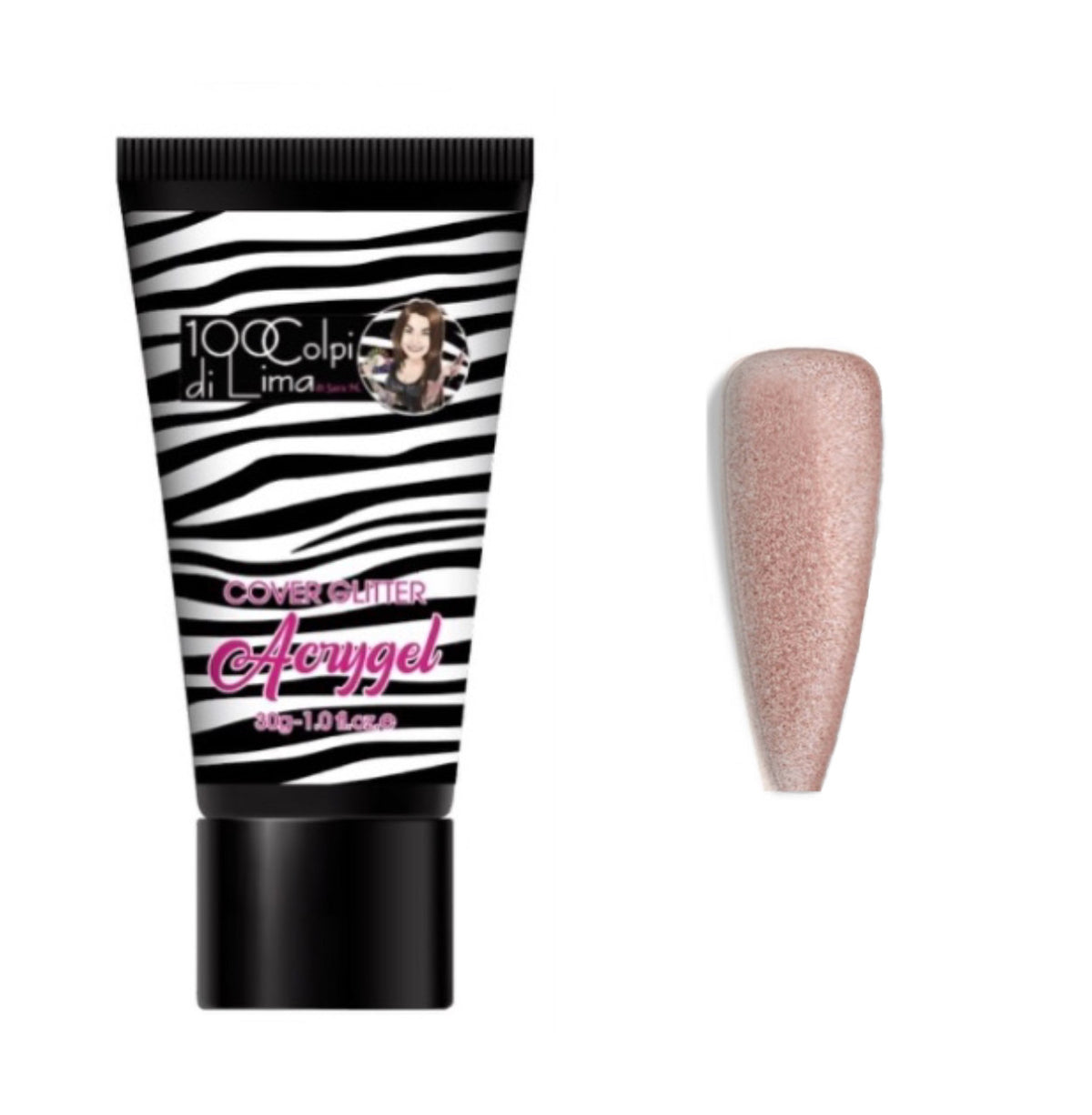 Acrygel Cover Glitter (30 ml)
