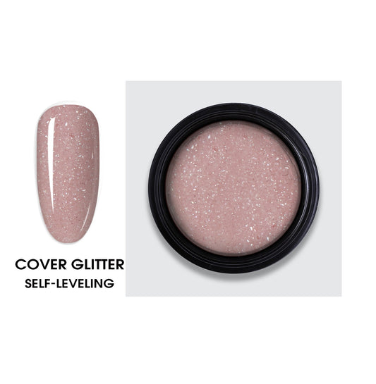 Builder Gel Cover Glitter (self-leveling)