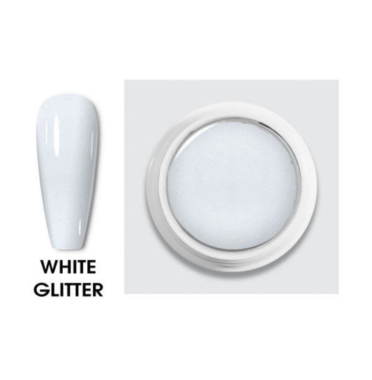 Acrygel White Glitter (50 ml)