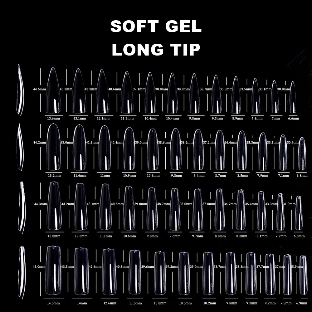 Soft Gel Long Tip - foto 2