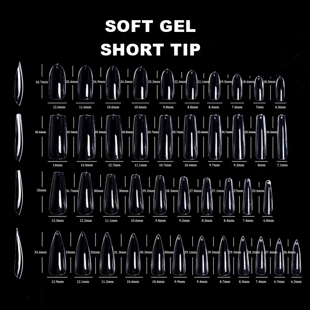 Soft Gel Short Tip - foto 2