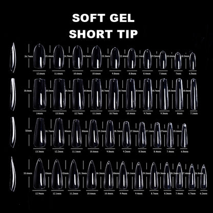 Soft Gel Short Tip - foto 2